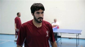 لاعب تنس الطاولة خالد الشحي